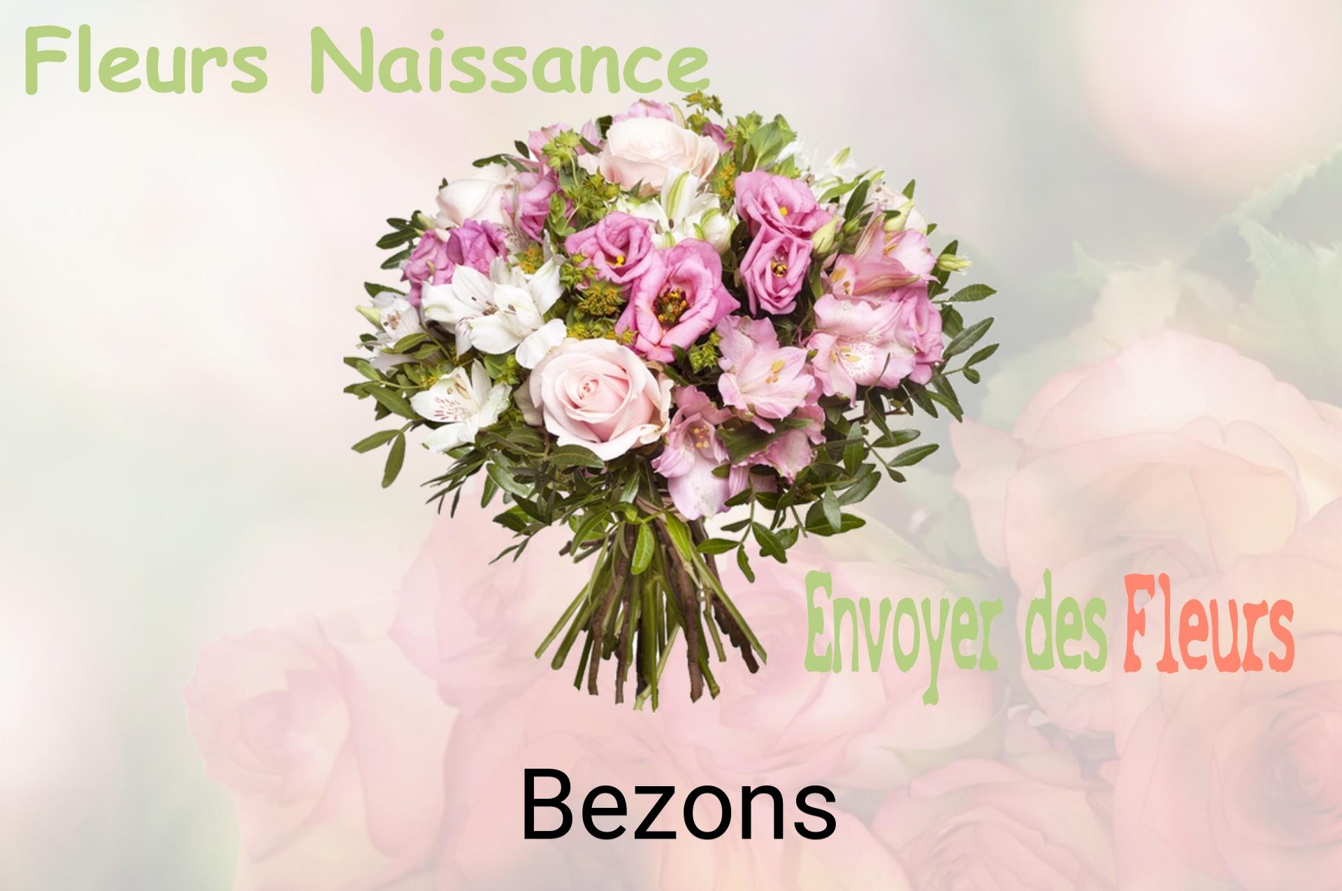 Bouquet de fleurs de naissance livré à Bezons